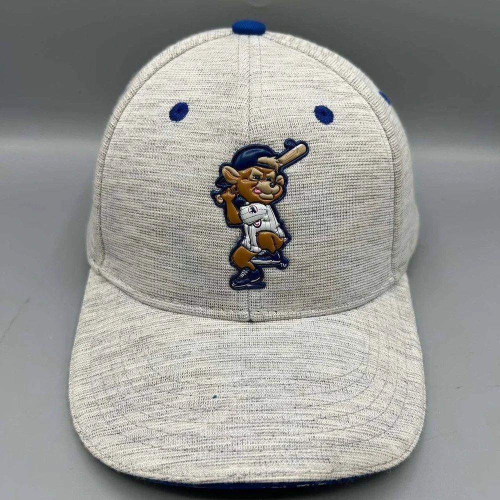 Chicago Cubs Hat‎ Youth Gray Blue Melonwear Snap Back Cap Cotton